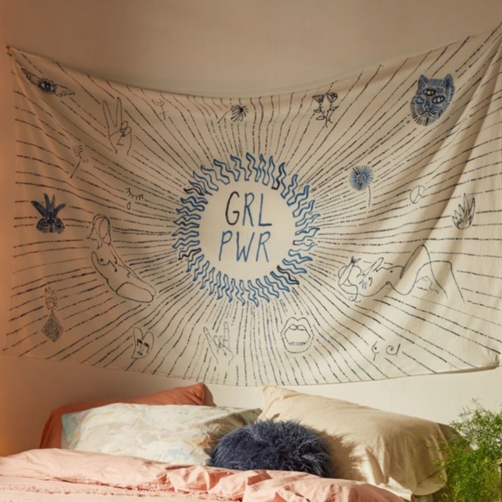 Girl Power Tapestry
